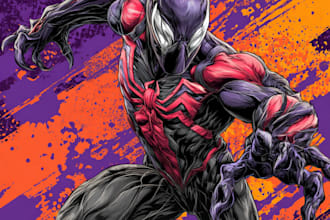 draw your very own superhero or villain in marvel style