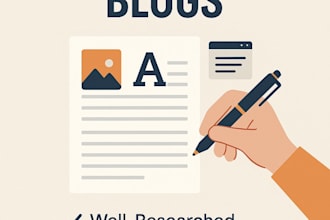 write professional articles and blog posts