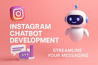 do instagram chatbot, ai chatbot, instagram bot, automation, chatbot development