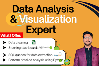 do data analysis in excel, sql, power bi, and python
