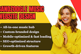 bandzoogle website bandzoogle store design music website design merch store
