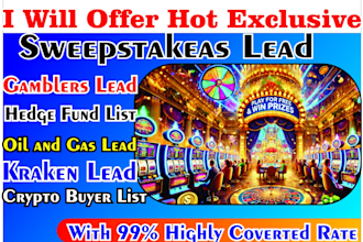 get you hot targeted leads, kraken leads, oil and gas leads, fresh forex lead