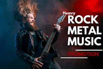 do heavy rock metal music promotion UK USA to 900 active metal playlist curators