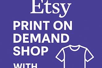 setup etsy pod shop with printify and do etsy SEO