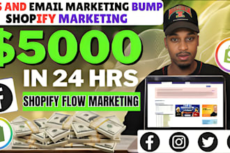 sms bump mailchimp shopify marketing klaviyo shopify marketing or sales funnel