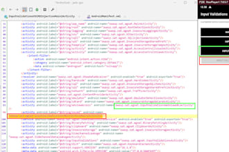 decompile apk files and retrieve source code,  and decompiled output