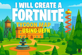 create a fortnite tycoon map using uefn