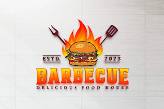 custom bakery logo cake shop, pastry brand and dessert business design