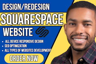 build squarespace website design squarespace website redesign or squarespace SEO