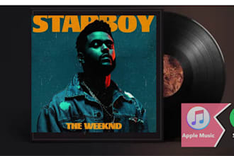design spotify or apple music album cover