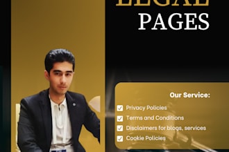 draft website legal pages