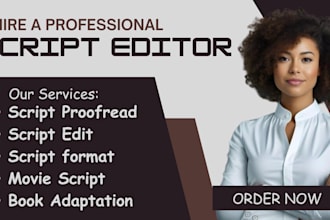 proofread edit format your short film script fiction non fiction