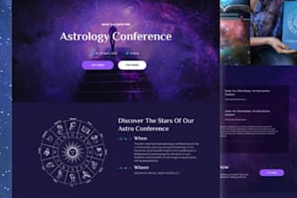 design tarot card website astrology website psychic reading zodiac sign website