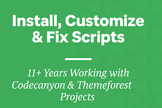 setup customize codecanyon themeforest envato laravel ci wordpress  php script