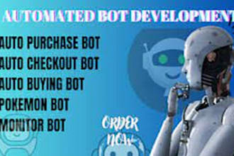 dev auto purchase bot, pokemon bot, scalping bot, auto buying bot, tcgplayer bot