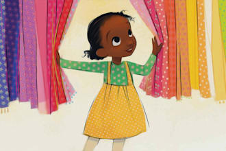 write and illustrate african american children story book illustration