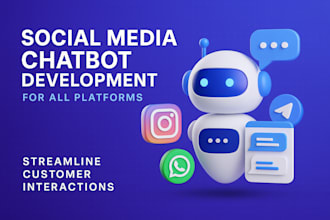 do social media chatbot, instagram chatbot, whatsapp chatbot, telegram chatbot