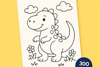 create fun and professional kids coloring books for amazon KDP