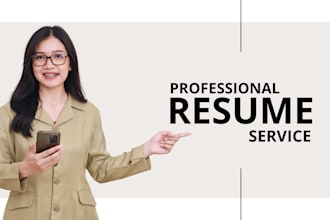make modern and professional resume and cover letter that gets you hired