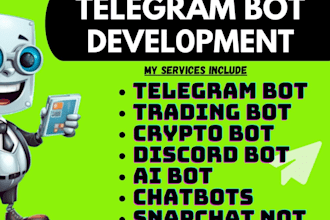 develop high quality telegram airdrop bot for your business
