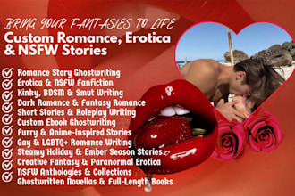 be romance story ghostwriter erotic erotica nsfw fanfiction smut kinky story