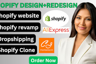 revamp and design shopify store, clone and redesign shopify website professional