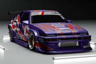 do a livery design for assetto corsa, assetto corsa competizione or iracing, acc