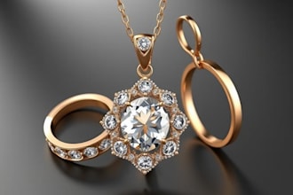 do 3d jewelry cad rings photo retouching pendant earrings design and render it