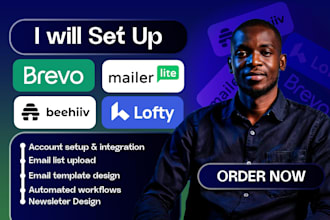 setup brevo mailerlite lofty crm beehiiv, email automations