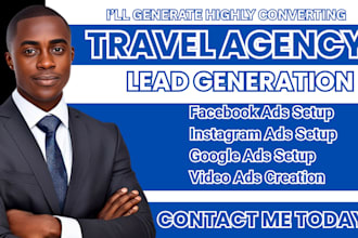 travel agency leads,travel agency facebook ads,travel agency google ads,videoads
