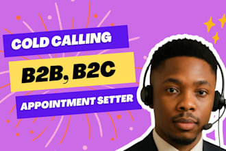 be your b2b b2c cold calling, vending machine, healthcare appointment settings