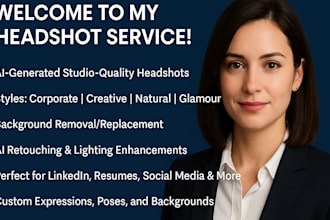 generate realistic ai headshots for linkedin or business use