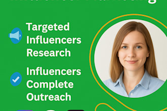 do influencers research and outreach