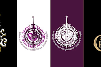 design dj, music, producer and rock band logo