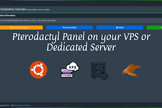 setup pterodactyl panel on vps and dedicated servers