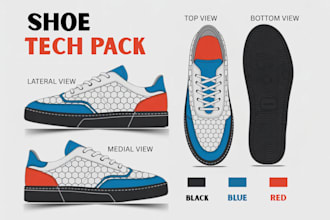 design shoe tech pack sneakers custom footwear heels boots for manufacturing