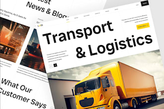 logistics cms website for freight, trucking, and dispatch services