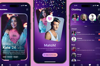 build futuristic dating app chatting app social media app mobile app development