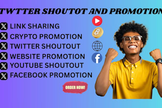 promote, shoutout website product, link app to 800m, crypto USA UK twitter ig yt