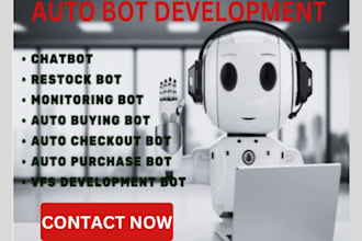 develop auto checkout bot, popmart bot, auto buying bot, auto purchase bot
