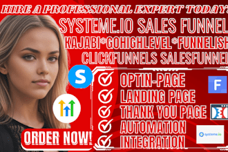 systeme io sales funnel, clickfunnels sales funnel, kajabi website, gohighlevel