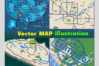design vector map festival map event map fantasy map tourist map site map