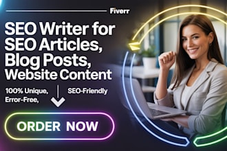 be your SEO website content writer or blog and article writer