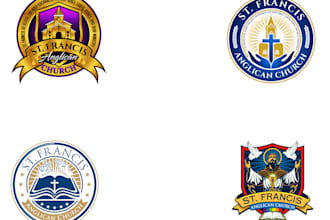 design wonderful church logo with unlimited revision