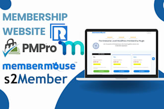 membership website with membermouse, paid membership pro, s2member, gamipress