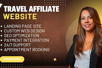 travel affiliate website autopilot website travel agency website tour website