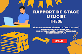 write mémoire pfe, rapport de stage, these