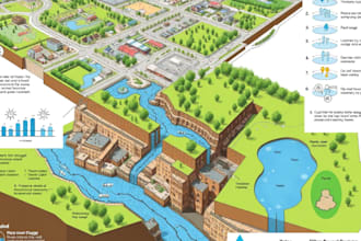 create stormwater management and drainage plan along with all the calculations