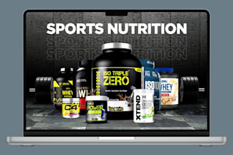 design nutraceutical supplement website health supplement nootropics website