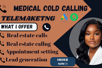 b2b b2c medical wholesale cold calling appointment setter sales representative